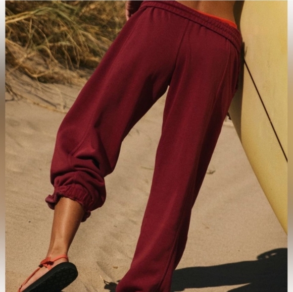 FP Movement Sprint To The Finish Pants NWT - Sour Cherry - Picture 3 of 6